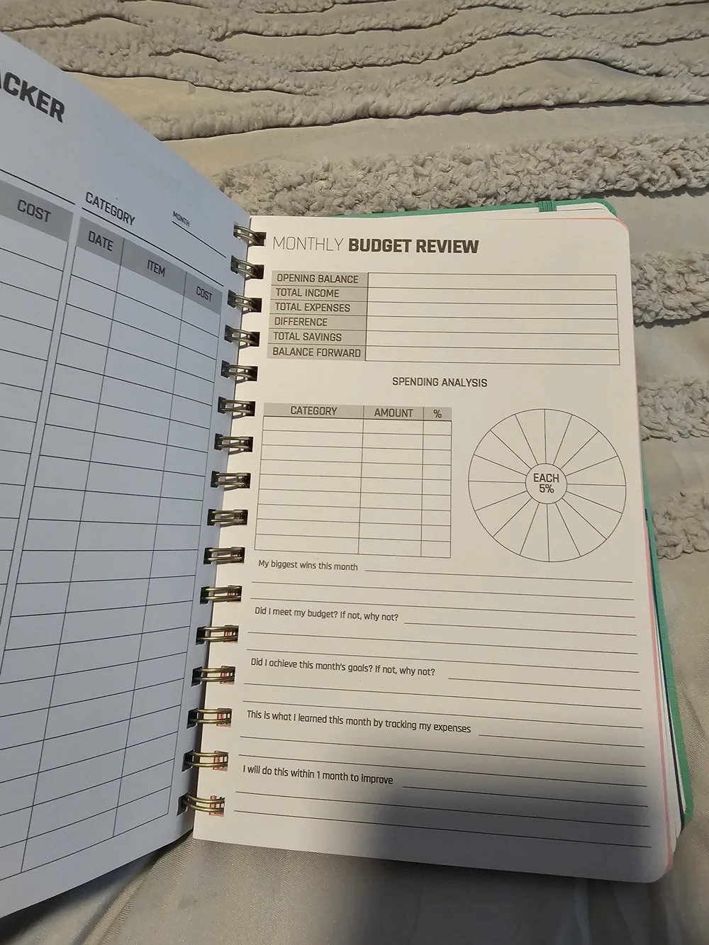 Colibri Paper Co. Budget Planner